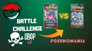 Pokemon battle challenge stellar crown vs temporal forces #pokemon #collectibles