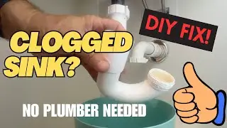 Clogged Sink? Fix it Yourself in Minutes (No Plumber Needed)