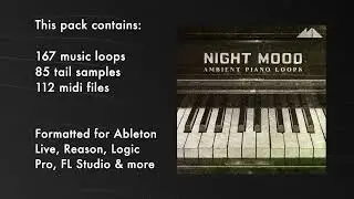 Night Mood - Ambient Piano Loops Demo