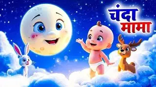 चंदा मामा // Chanda Mama cartoon hindi cartoon video #chandamama #kidsentertainment #kidscartoon 