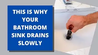 How to Unclog That Bathroom Sink That is Draining Slowly