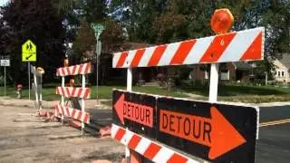 Construction, Road Closed.mpg