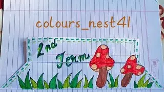2nd term divider#Notebook#DIY#Notbook partition 