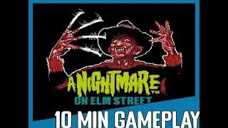 10 Minute Gameplay: A Nightmare on Elm Street (1990) NES