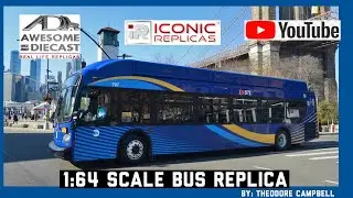 Масштаб 1:64: потрясающие литые реплики культовых автобусов MTA New Flyer Xcelsior Transit!