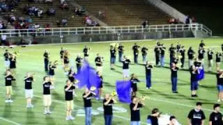 Lincoln Southeast Knights Color Guard and Marching Band 2008 (First Half Time)