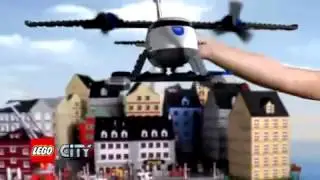 Lego City #7723 Police Pontoon Plane Commercial