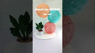 DIY cute thread ball decoration #diy #craft #handmade #diycrafts #shortvideo #art #viralvideo