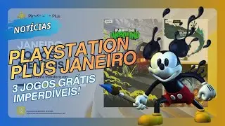 PlayStation Plus Janeiro 2026: 3 JOGOS GR&Aacute;TIS IMPERD&Iacute;VEIS!