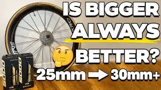 Can BIGGER Tires Actually Make You FASTER??? First Ride Impressions GP 5000s Tan Wall Tires Review