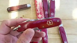 Some vintage Swiss Army Knives