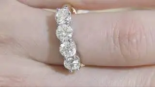 MD061 Multi Stone Engagement Ring