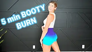 5 MINUTE BOOTY BURN // AT HOME