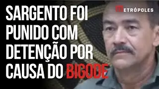 Sargento da PM &eacute; punido com deten&ccedil;&atilde;o por causa do tamanho do bigode