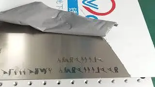 MOPA 60W fiber laser Fast black marking on stainless steel