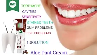 Toothpaste Demo || IMC Dant Cream Toothpaste vs Market Toothpaste