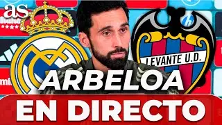 EN VIVO, RUEDA de PRENSA de ÁLVARO ARBELOA previa al REAL MADRID - LEVANTE tras la DEBACLE DE COPA