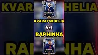 Kvaratskhelia VS Raphinha TOTY week 1 Fc Mobile 26#fcmobile #shots #eafcmobile #toty #utoty #icons