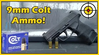 Colt 9mm Solid Copper Hollow Point Ammo! Ballistic Gel Test With the Sig P365 & P80!