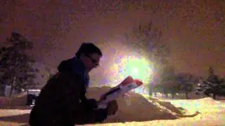 SHOOTING BOILING WATER IN THE AIR