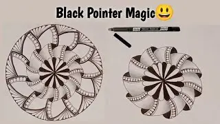 Black Pointer Drawing ✨