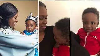 Say &lsquo;mama&rsquo; &ndash; Darasimi shares adorable moment with her son, Elijah