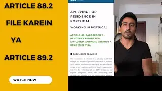Article 88.2 and 89.2 differences/ residency card time/ File lock /TRC