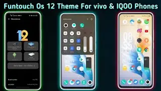 funtouch os 12 theme for vivo & iqoo phones|funtouch os 12 theme download |vivo funtouch os 12 theme
