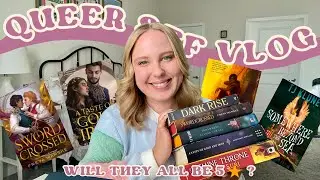 QUEER ROMANTASY READING VLOG 🐉⚔️⭐️ | will they all be 5-star, new favorites??