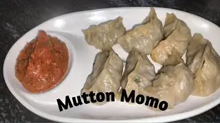 Mutton Momos Recipe with Spicy Chutney || Momos Chutney Recipe  || Steamed Mutton Dumpling Recipe