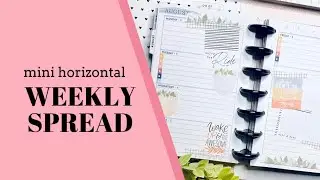 Happy Planner | Mini Horizontal Layout Weekly Spread Aug 02 - 08 | The Secret Planning Society