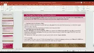 NEW REGULATION FOR TDS CORRECTION  AS PER INCOME TAX ACT 2025