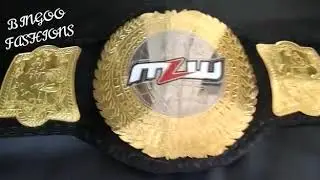 MLW World Tag Team Championship Replica Leather Belt (Major League Wrestling) By Bingoo Fashions