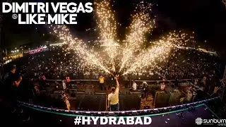 Dimitri Vegas & Like Mike at Hyderabad Sunburn arena 2019 CROWD CONTROL
