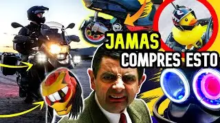 💥5 Accesorios EST&Uacute;PIDOS para MOTO 🤢🛵 | NO COMPRES 💰 estas ABERRACIONES | Algunas son LETALES!!