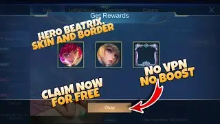 HOW TO GET HERO BEATRIX SKIN AND BORDER FOR FREE - MOBILE LEGENDS BANG BANG