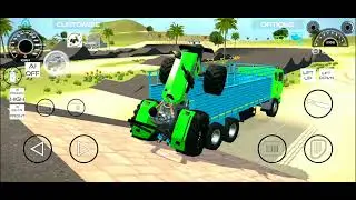 🔴Drive Big Truck with load and and driver out of control in game 🔥👀 #truck #driver #gamingvideos 