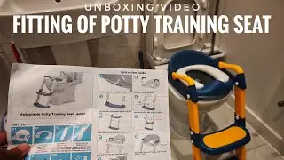 Fitting of Potty Training Seat for Kids.