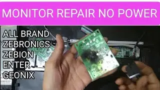 Zebronics monitor no power ! Zebster monitor no power ! Enter monitor no power ! Geonix monitor N/P