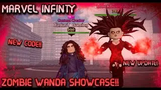 MARVEL INFINITY:[NEW CODE] ZOMBIE WANDA SHOWCASE & REVIEW!!