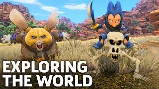 Dragon Quest XI - Exploring The Hotto Steppes and Gallopolis Region Gameplay