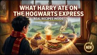 What Harry Ate on the Hogwarts Express 🍫🚂 | Real Recipes from Harry Potter #asmrcooking#harrypotter