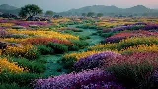 Piano in the Garden ~ Relaxing Music for Serene Flower Landscapes & Deep Sleep