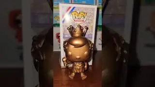 this funko pop is made of gold