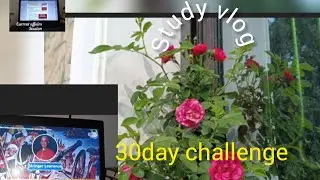 Day 1//study with me//aspirant life//30 day challenge 