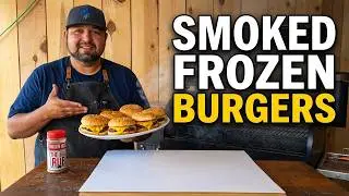 We Tried Smoking Frozen Burgers on a Pit Boss