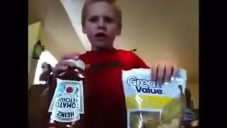 are you seriously eating banana chips and drinking ketchup