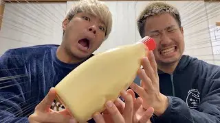 【地獄企画】1kgのマヨネーズ１本使い切るまで帰れません！！！！