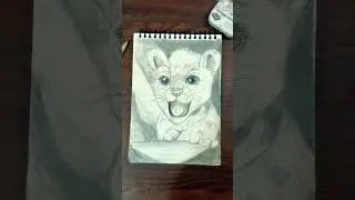 freehand lion drawing #drawing #art #lion #easy drawing #art and craft #drawing references