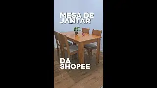 MONTANDO MINHA MESA DE JANTAR DA SHOPEE! | Easy House 4 Cadeiras – VEJA O RESULTADO!
